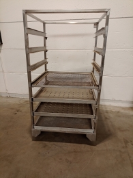 Mobile stainless steel cart